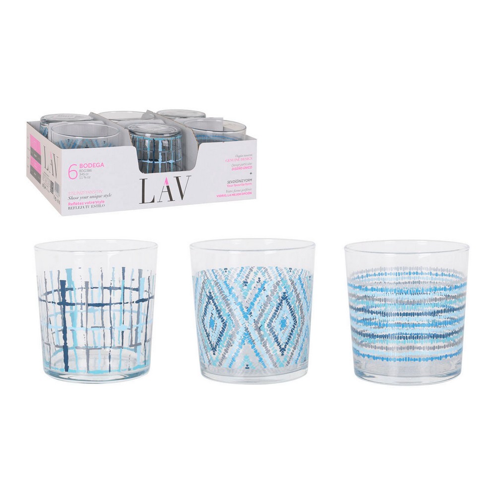 Ölglas LAV Mosaic Glas (Ø 8,5 x 9 cm) (345 cc) - 2