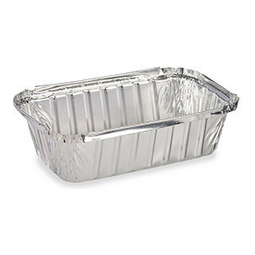 Uppsättning med Brickor Silvrig Aluminium 800 ml (11 x 7 x 22 cm) - 2