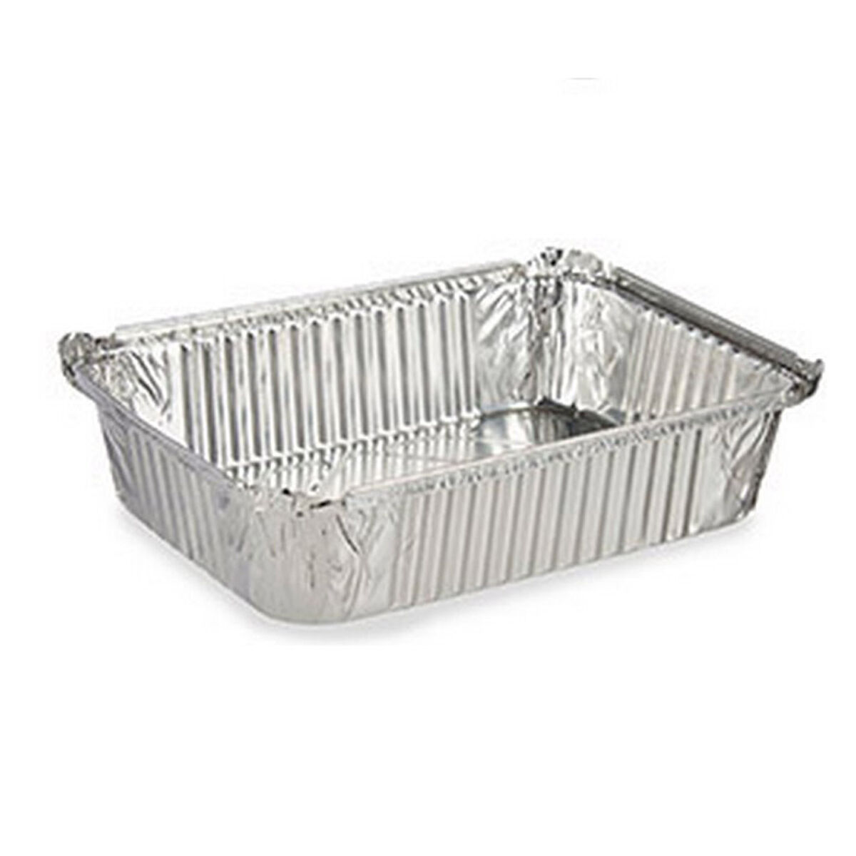 Uppsättning med Brickor Silvrig Aluminium (18,5 x 5,6 x 26 cm) - 4