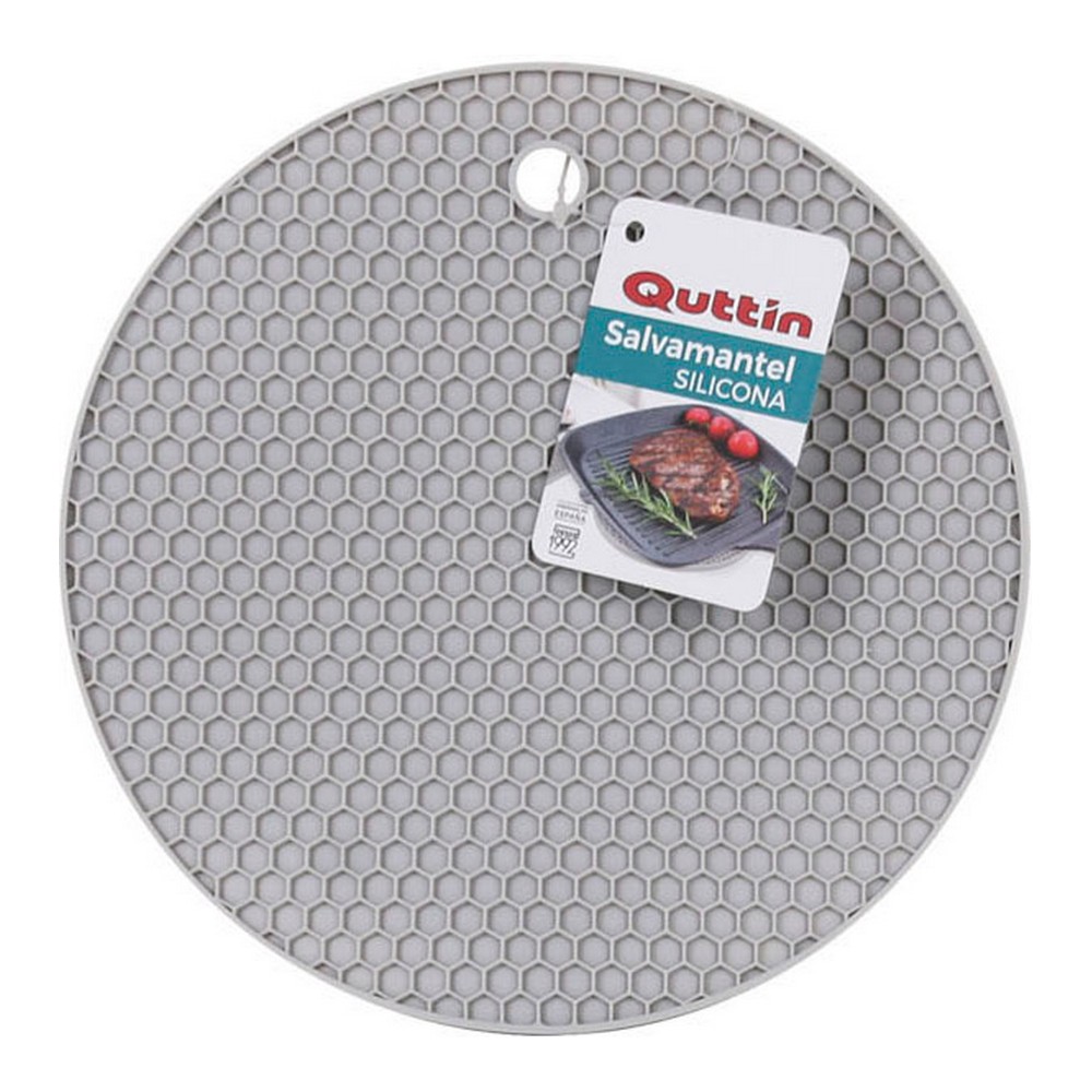 Fruktskål Quttin Grå Silikon (18,2 x 0,6 cm)