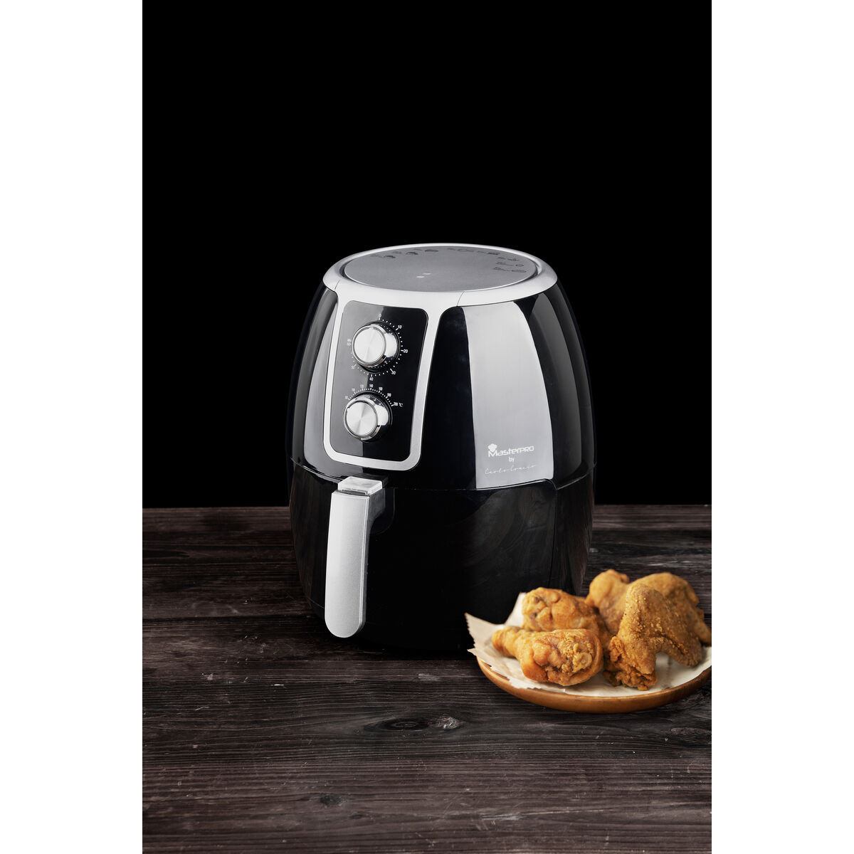 Oljefri Fritös Masterpro BY CARLO CRACCO 1500 W 3,4 L Svart - 2