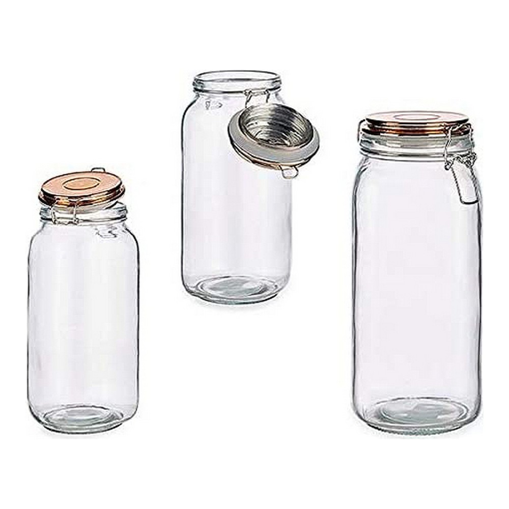 Glasburk Metall Transparent Koppar Silikon Glas - 3