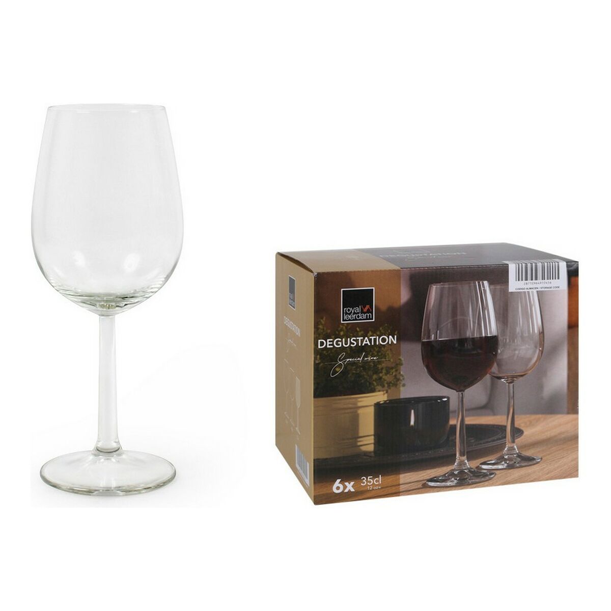 Glasset Royal Leerdam Degustation 350 ml (6 antal) - 3
