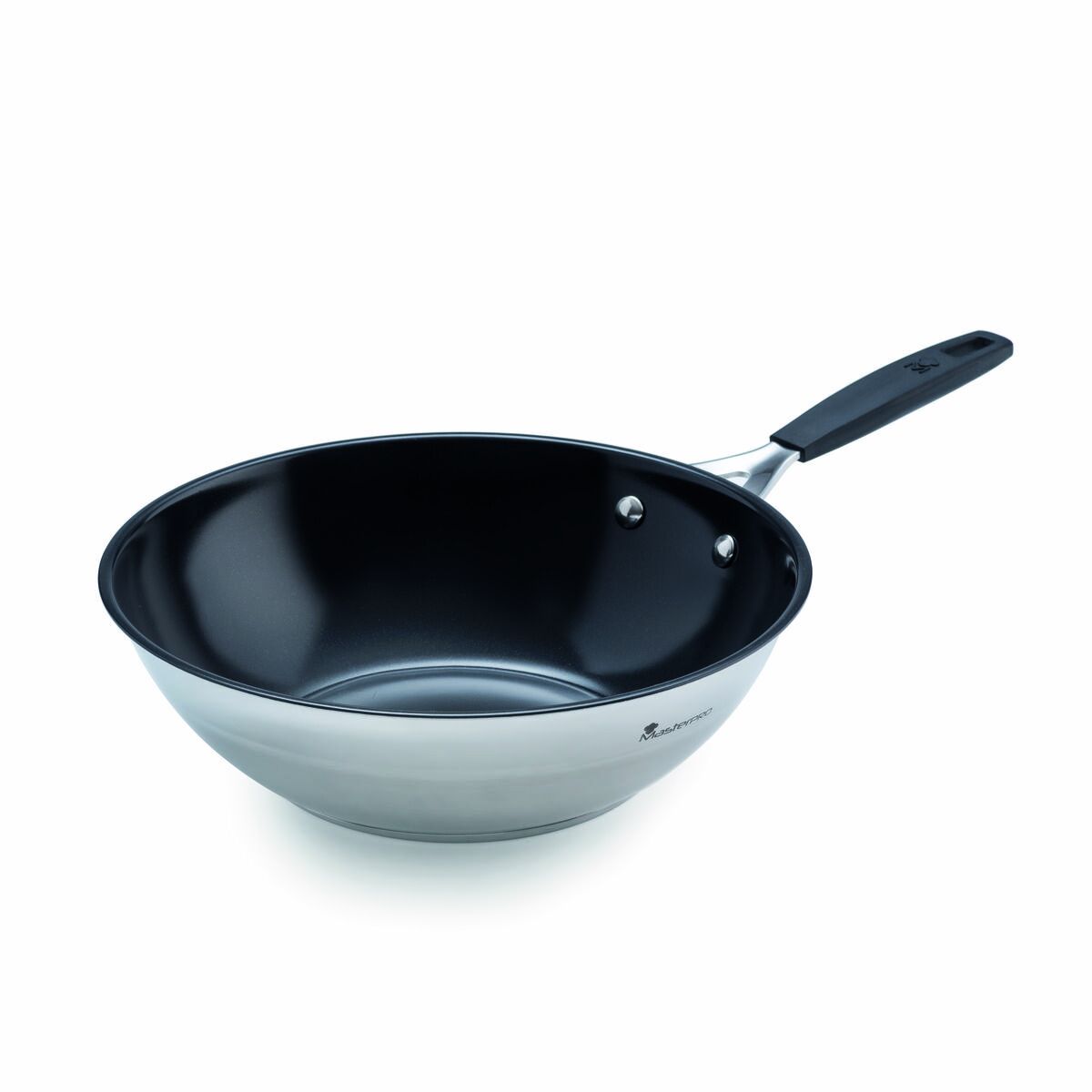 Wokpanna Masterpro SMART MP Svart/Silvrig Smitt aluminium Ø 28 cm