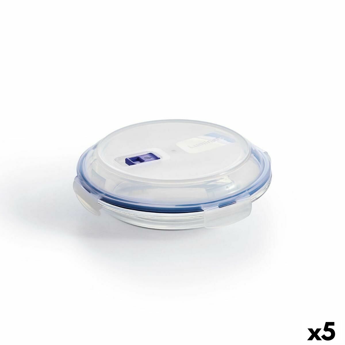 Hermetisk matlåda Luminarc Pure Box 700 ml Dvobarvna Glas (5 antal)
