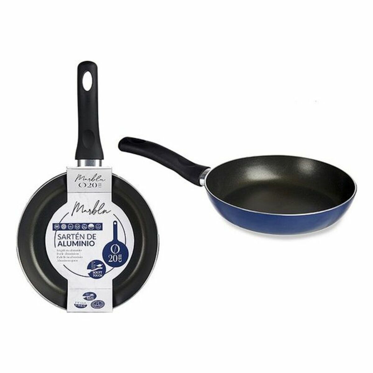 Stekpanna Marbla Blå Aluminium, Mått: Ø 28 cm - 2