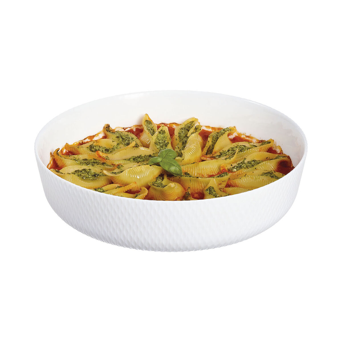 Servingsfat Luminarc Smart Cuisine Rund Vit Glas Ø 28 cm (6 antal) - 4