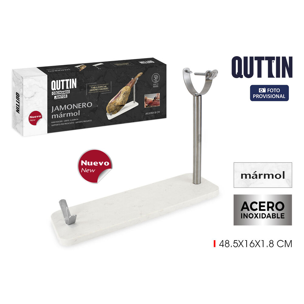 Skinkhållare Quttin Marmor (48,5 x 16 x 1,8 cm) - 4