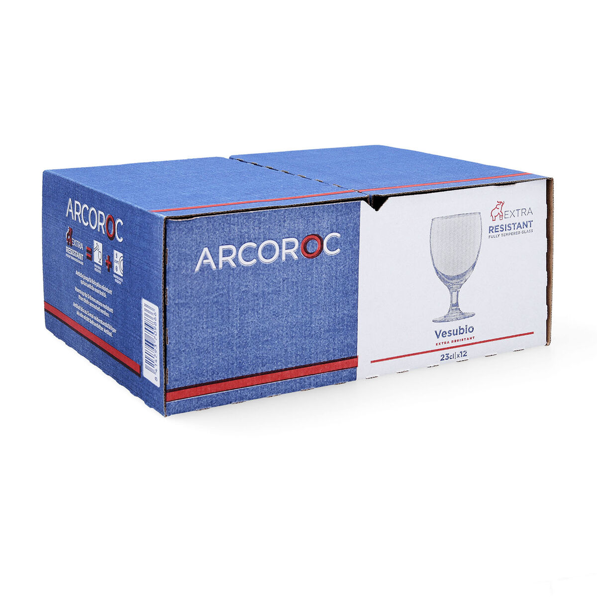 Glasset Arcoroc Vesubio Transparent 12 antal Glas 230 ml - 2