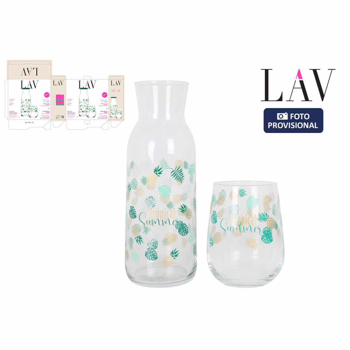 Kanna LAV Tropical Summer 475 ml Glas (ø 7 x 11 cm) - 4