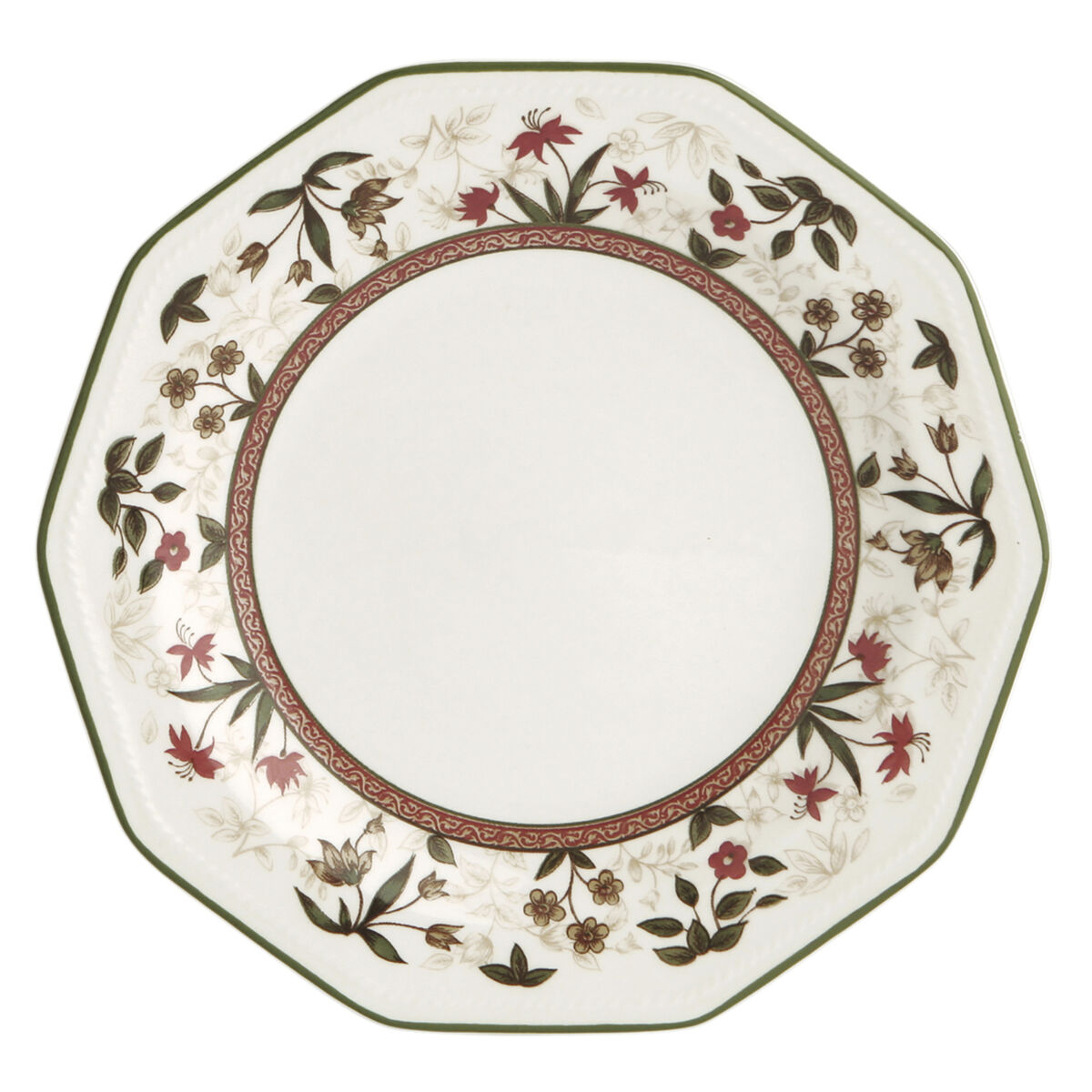 Desserttallrik Queen´s By Churchill Assam Blommig Keramik Edények Ø 20,5 cm (6 antal) - 2