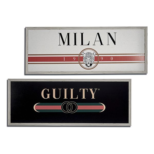 Tavla Guilty - Milan MDF (2 x 46 x 121 cm)