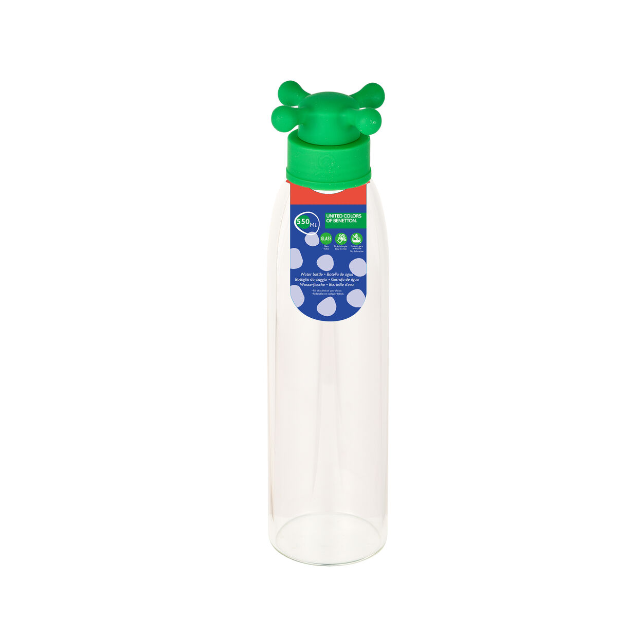 Termos Benetton RAINBOW BE Grön Borosilikatglas 500 ml