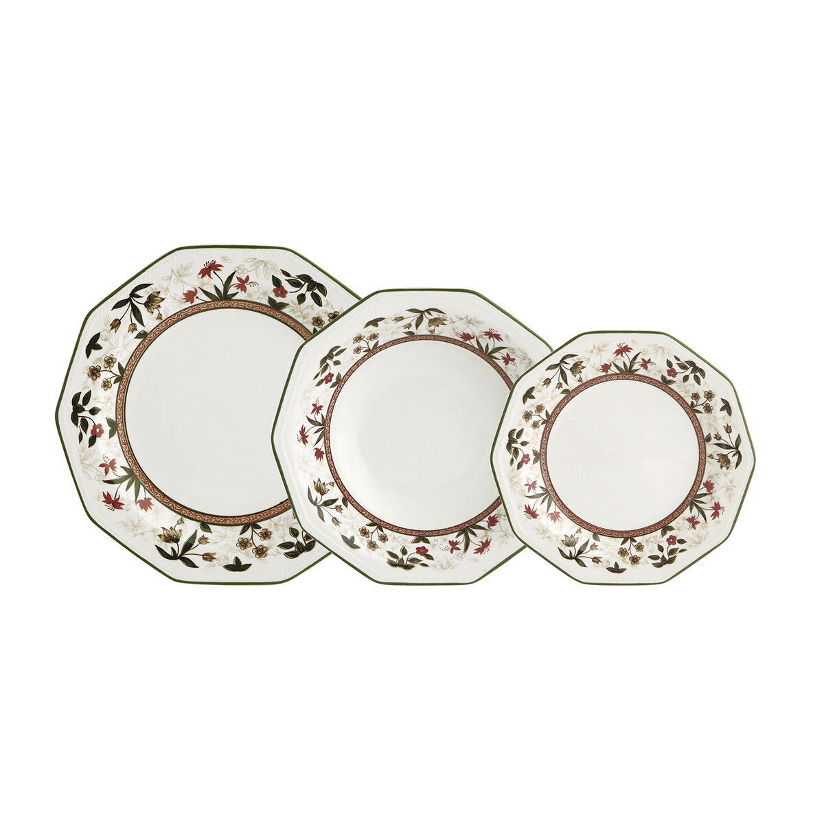 Servissats Queen´s By Churchill Assam Keramik Edények 18 Delar