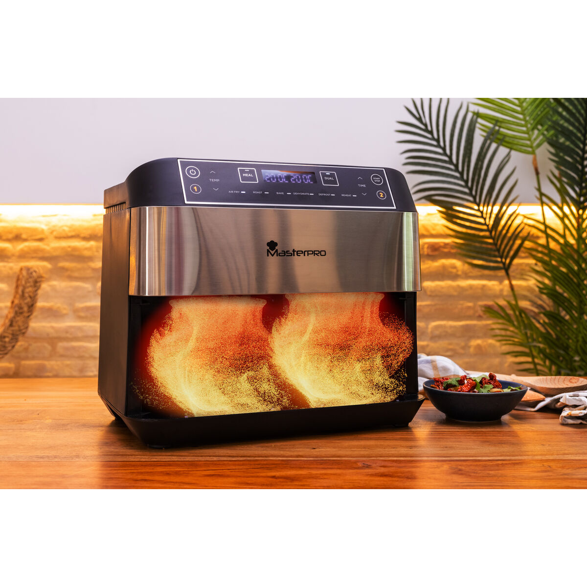 Oljefri Fritös Masterpro POWERDUO MP 2400 W 10 L - 2