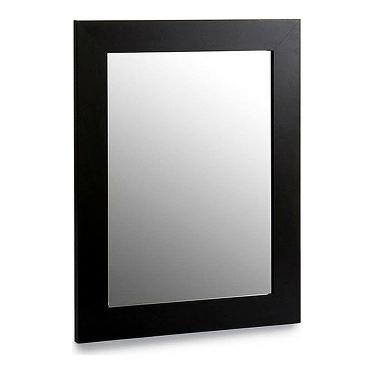 Väggspegel Svart Trä Glas (1 uds) - 2