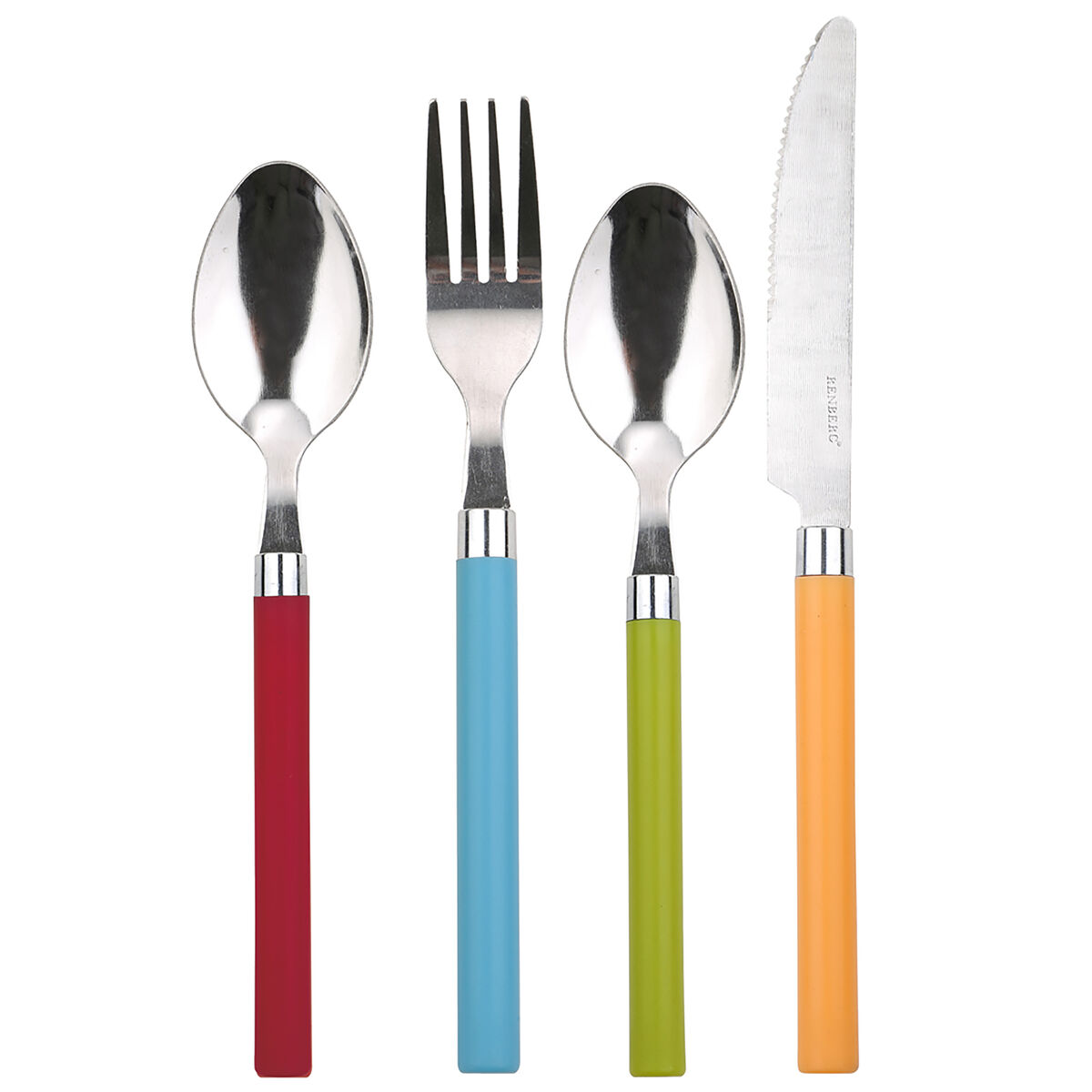Bestick Renberg ENERGY RB 24 Delar Multicolour Rostfritt stål