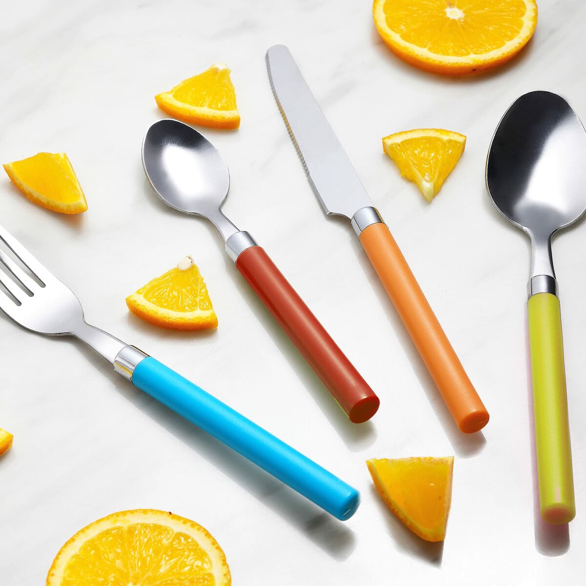 Bestick Renberg ENERGY RB 24 Delar Multicolour Rostfritt stål - 2