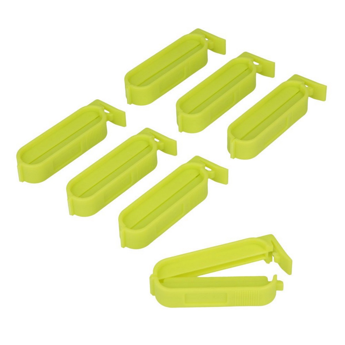 Klämmor för påsförslutning Metaltex Liten Grön polypropen - 4
