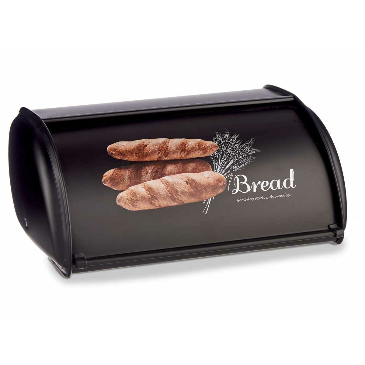 Brödkorg Bread Svart Metall (23 x 14,5 x 35,5 cm) - 2