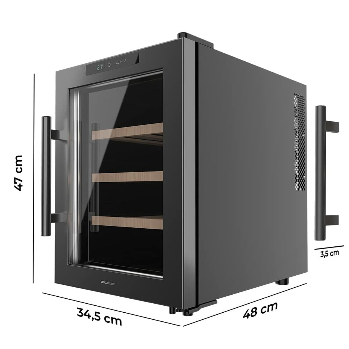 Vinbutik Cecotec GRANDSOMMELIER 1220 Svart - 2