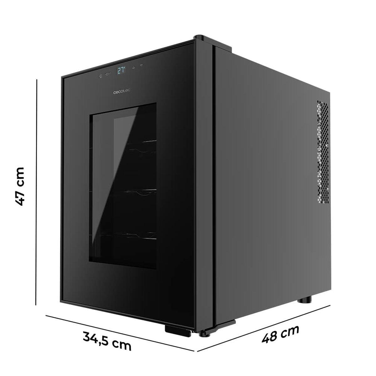 Vinbutik Cecotec GRANDSOMMELIER 1220 Svart - 2
