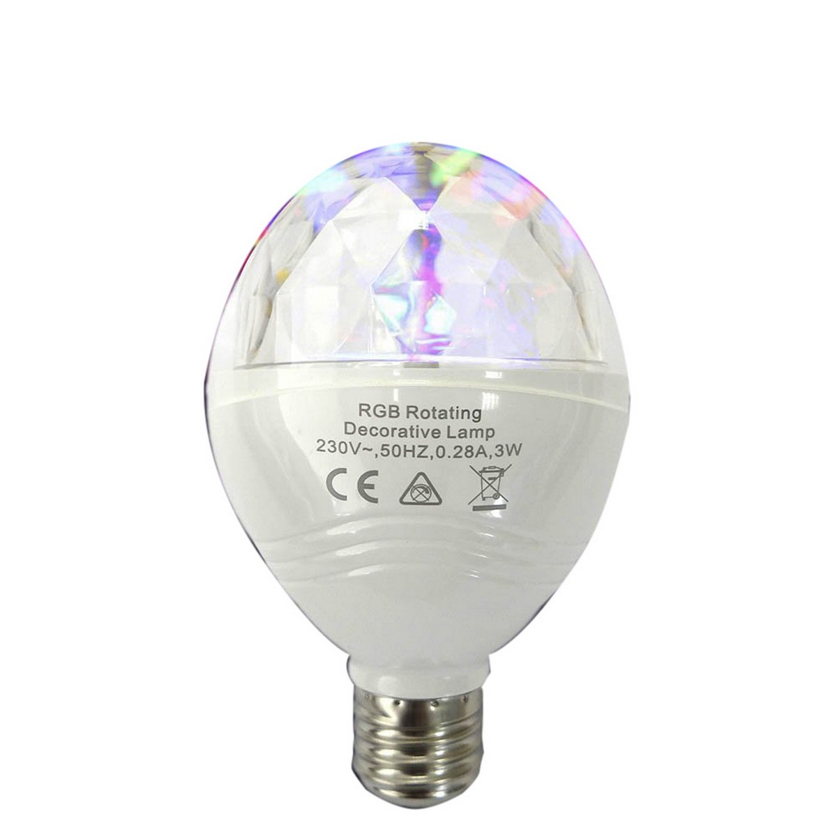 LED-lampa EDM E27 3 W (8 x 13 cm)