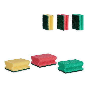 Skurboll Skum Plast (3 Delar)