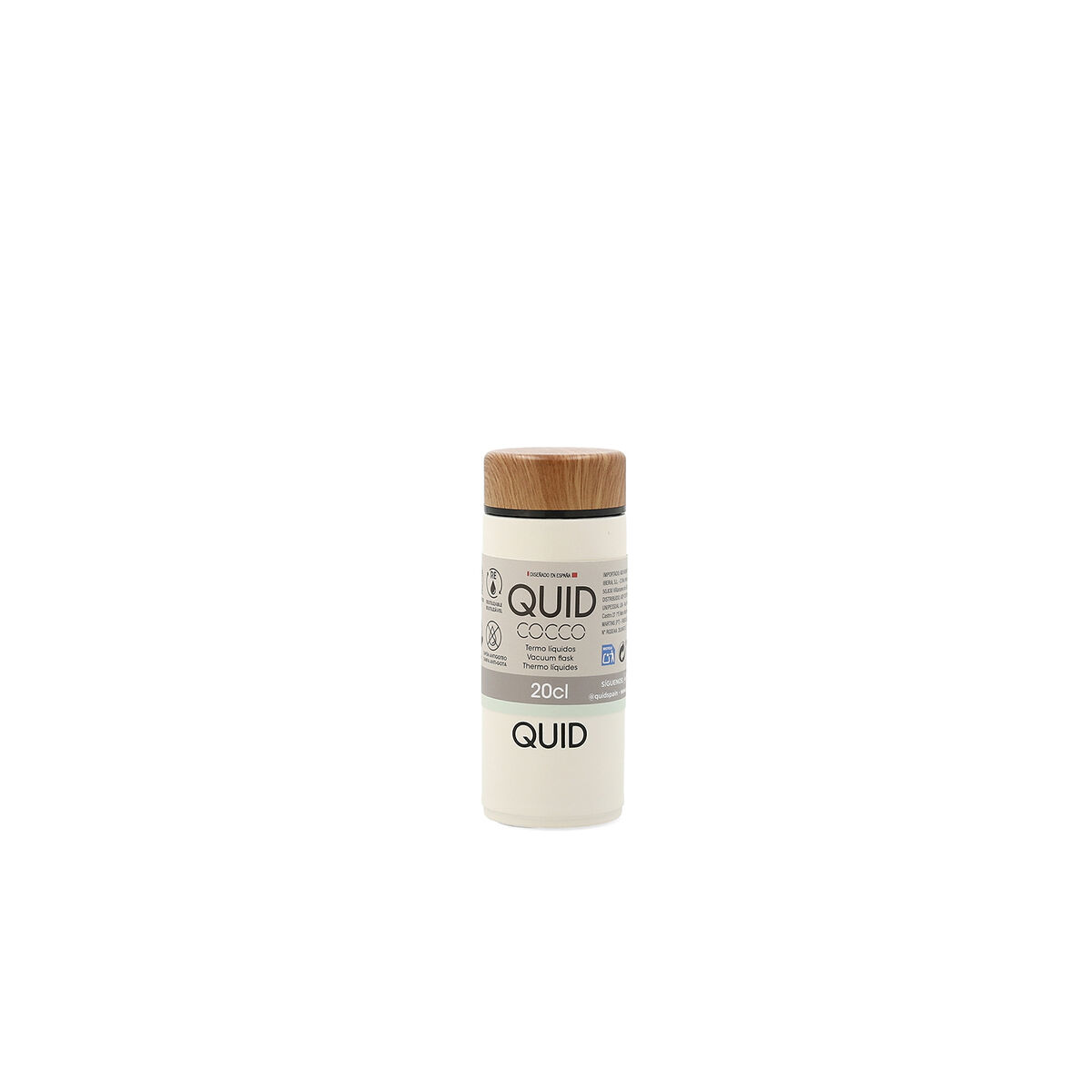 Termoflaskan Quid Cocco Vit Antidropp 200 ml Metall