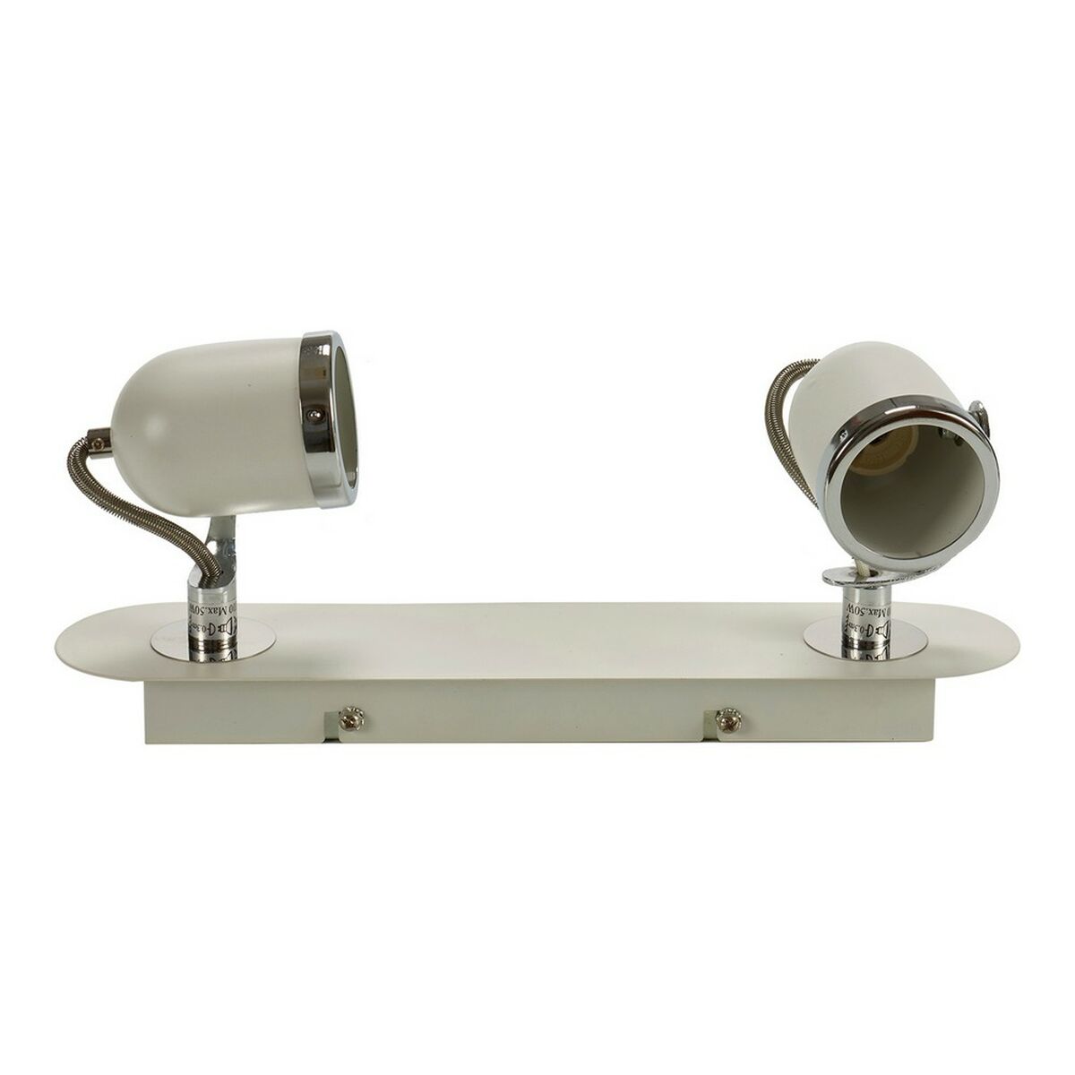Taklampa 50 W Metall Vit 360º (8 x 13 x 31 cm) - 4