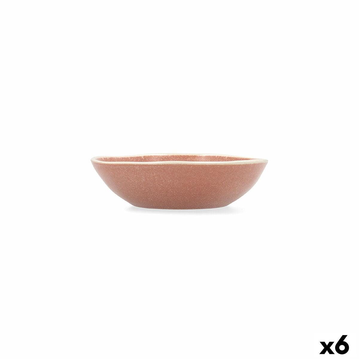 Skål Bidasoa Gio 15 x 4 cm Keramik Brun (6 antal)