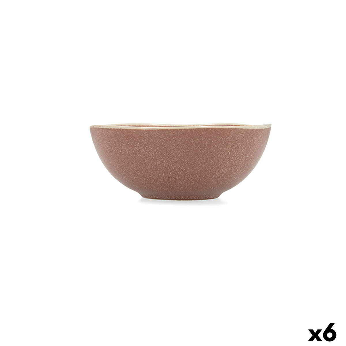 Skål Bidasoa Gio 16 x 6,5 cm Keramik Brun (6 antal)