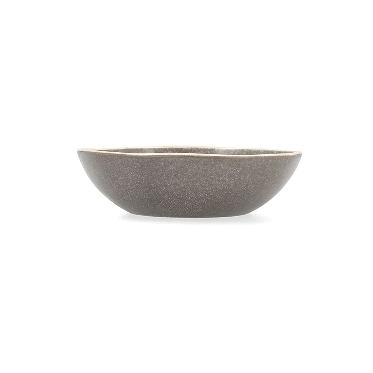 Djup tallrik Bidasoa Gio Keramik Grå 19 cm (6 antal) - 3