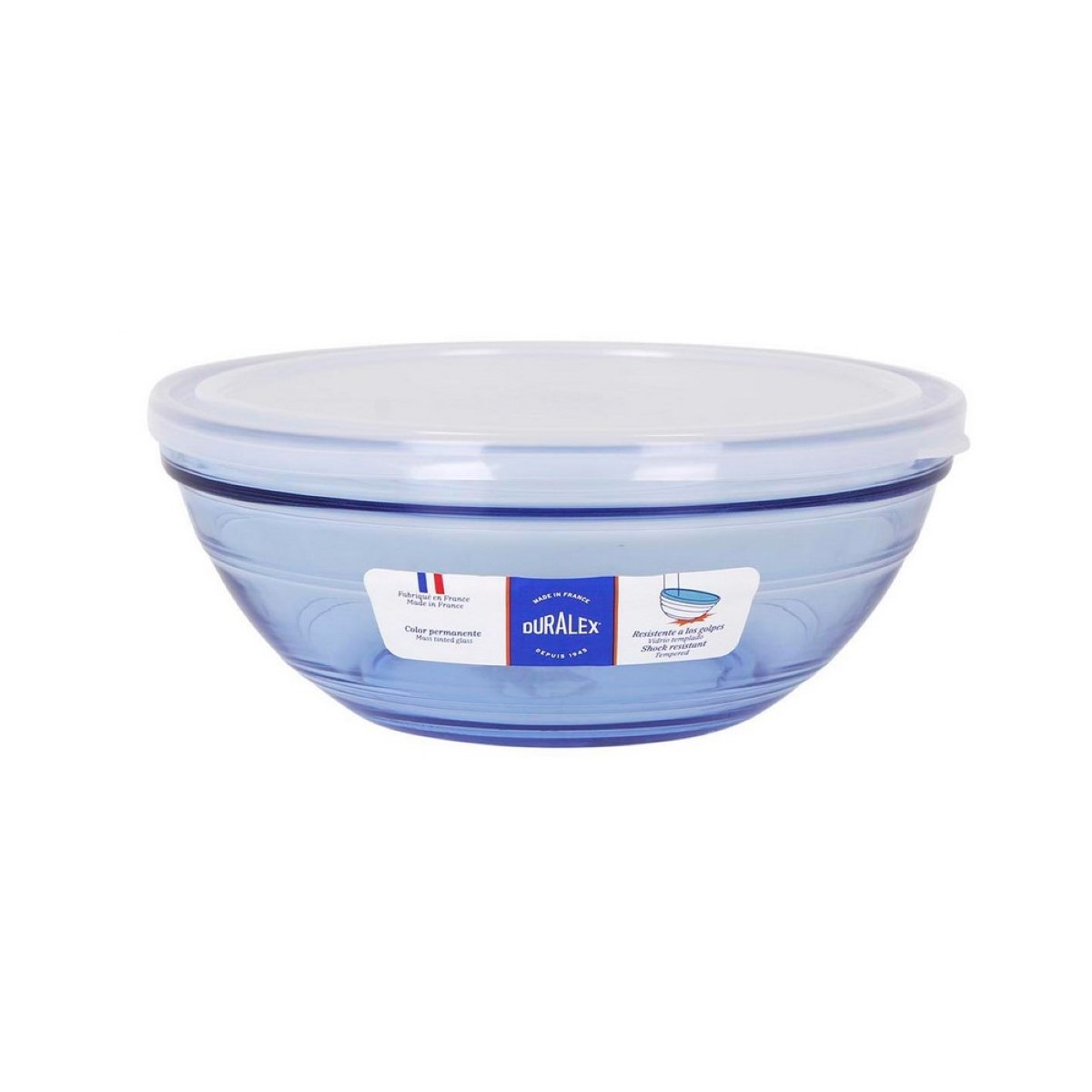 Lunchlåda Duralex Marine Glas Blå (ø 20,5 cm)