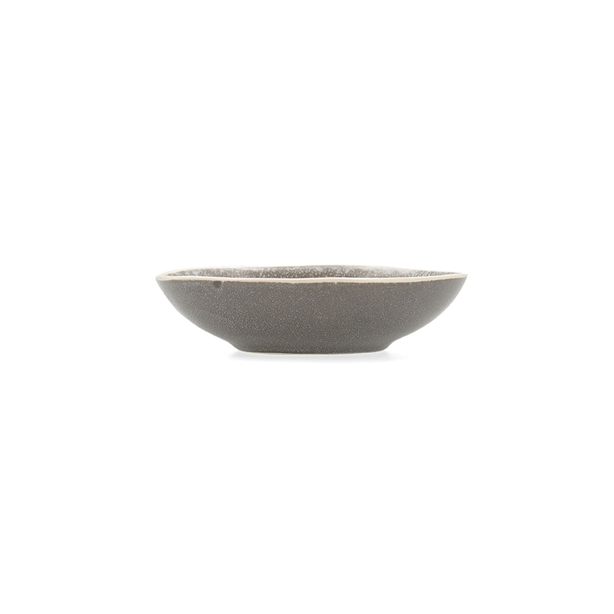 Skål Bidasoa Gio 15 x 12,5 x 4 cm Keramik Grå (6 antal) - 2