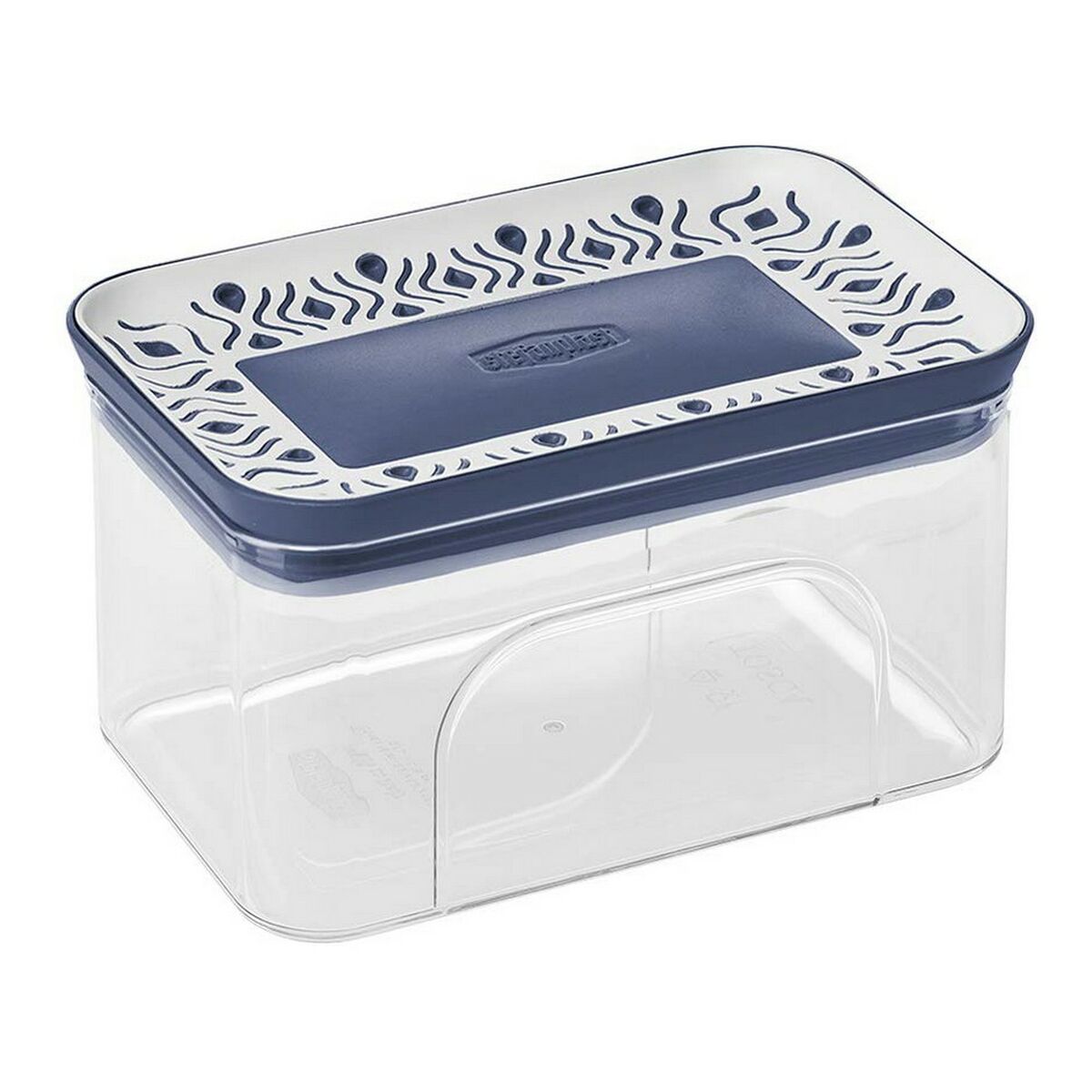 Burk Stefanplast Hermetisk 10,3 x 8 x 15,5 cm Blå Plast 700 ml - 3