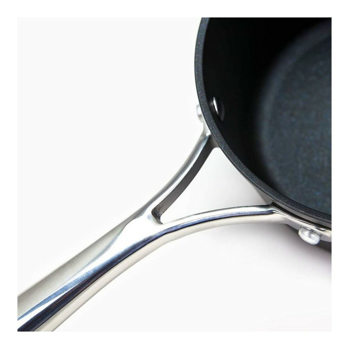 Kastrull med lock Amercook Svart Terrakota n Ugn Rostfritt stål Aluminium (Ø 18 cm) - 9