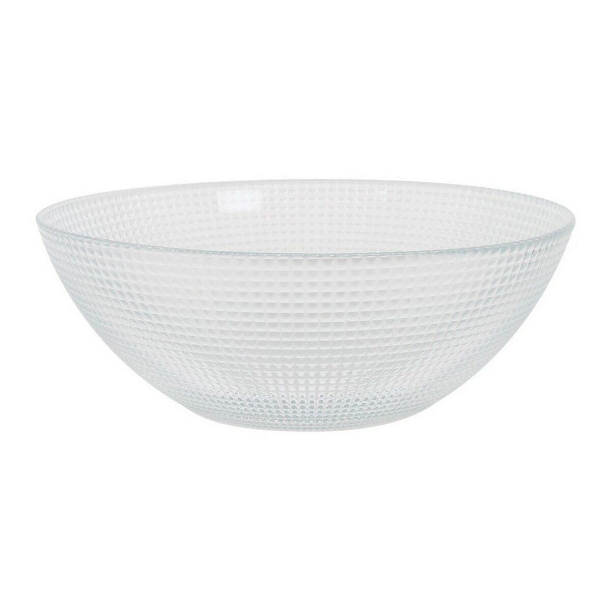 Salladsskål La Mediterránea Andra Glas Transparent (Ø 26 x 9 cm)