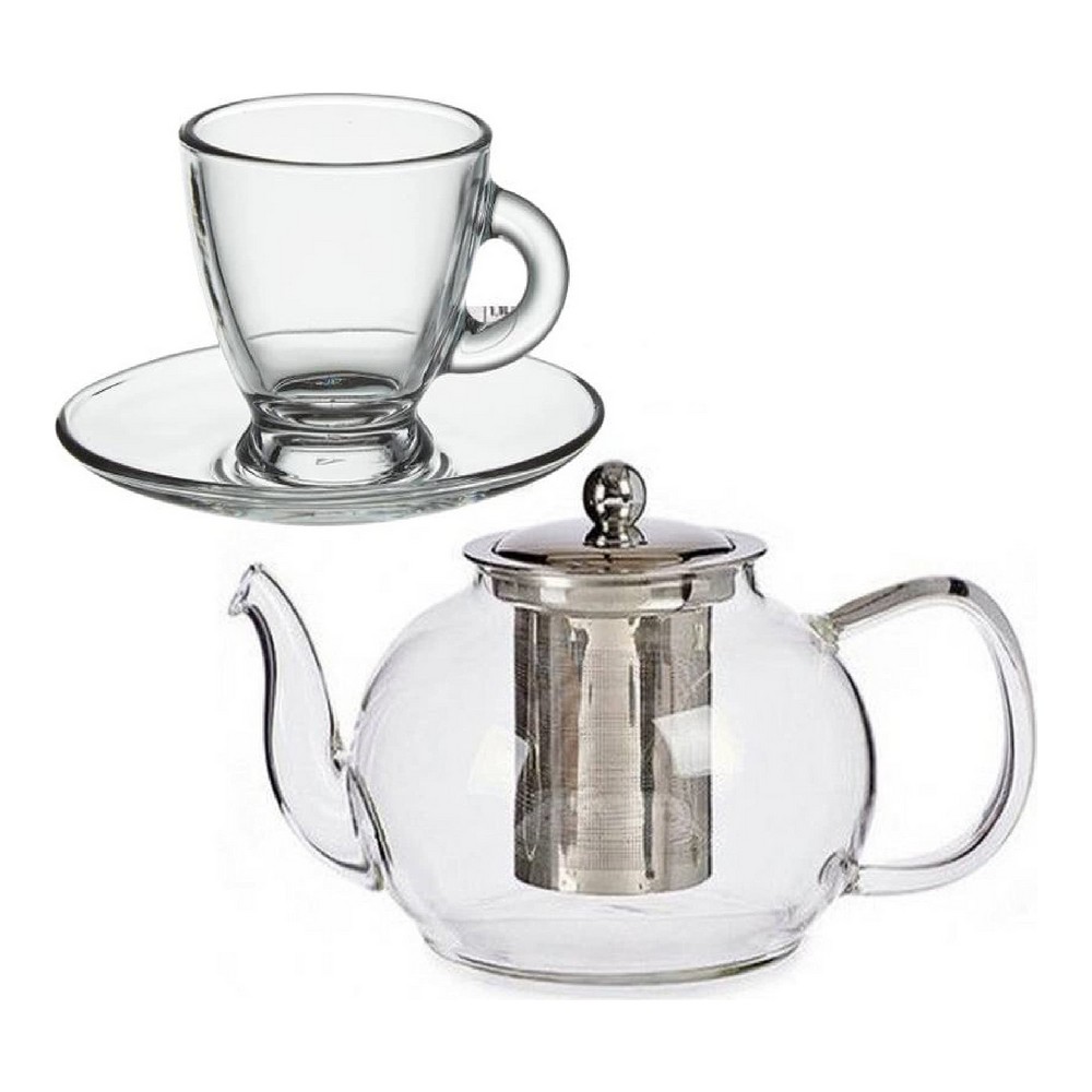 Tekanna Ball Stor Glas Transparent Stål (1100 ml) - 2