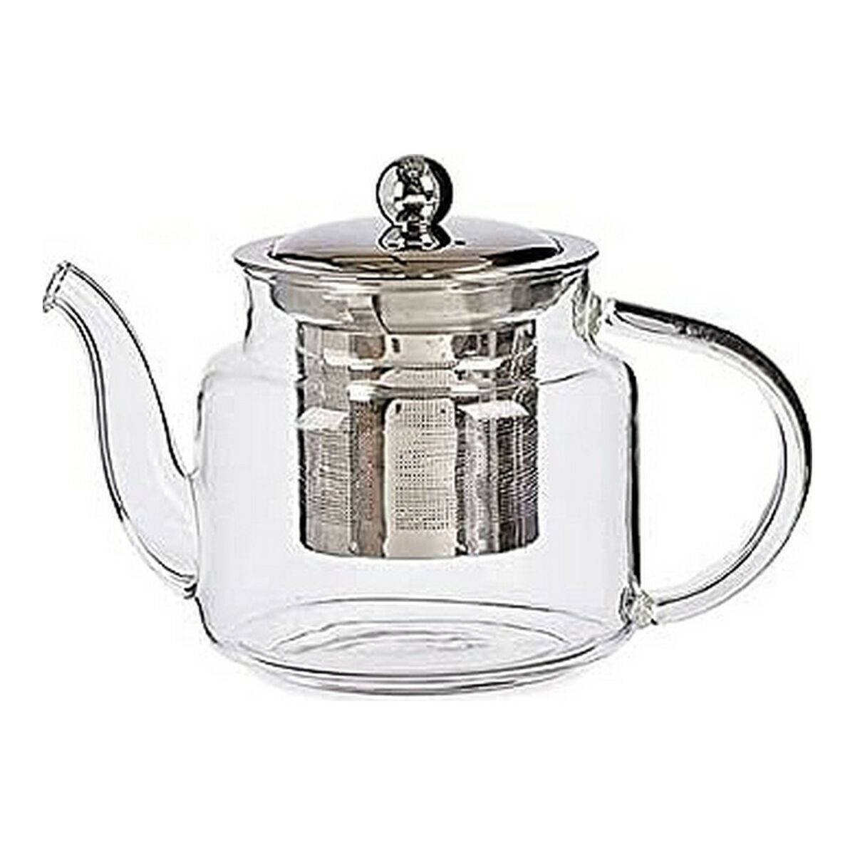 Tekanna Straight Glas Transparent Stål (500 ml) - 4