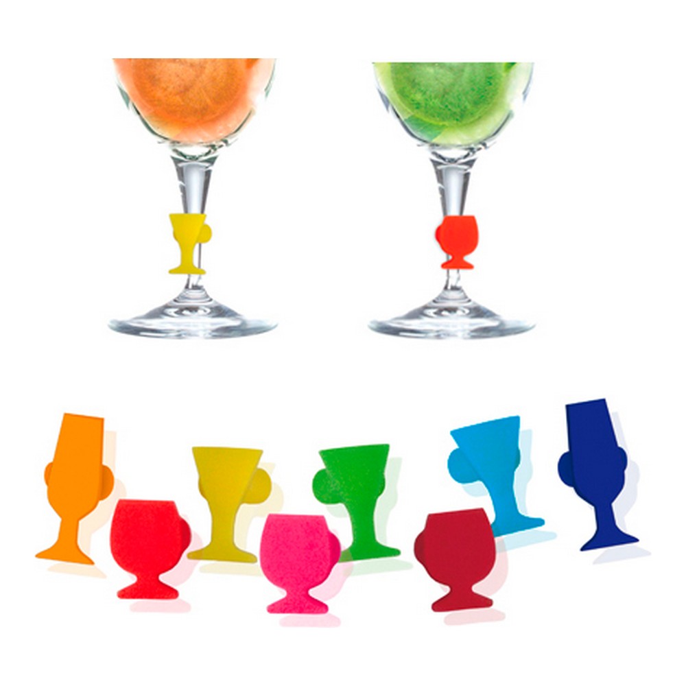 Glasmarkör Vin Bouquet 8 pcs