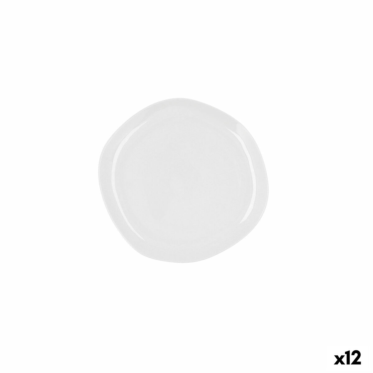 Lapostányér Ariane Earth Keramik Vit Ø 21 cm (12 antal)