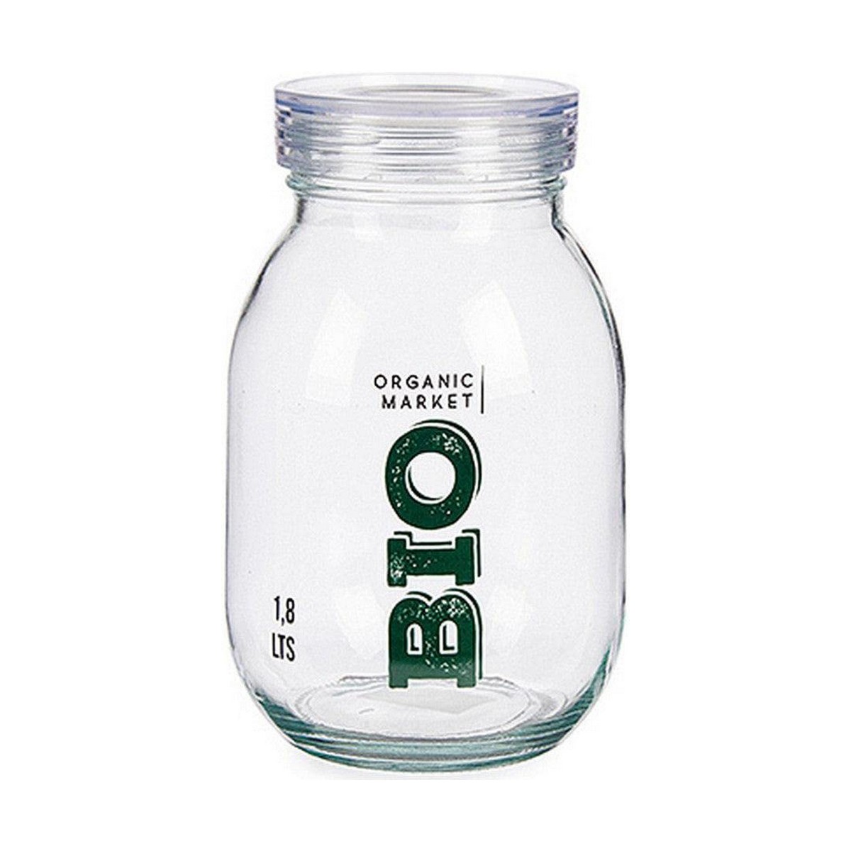 Burk Transparent Glas 1,8 L 13 x 20,8 x 13 cm