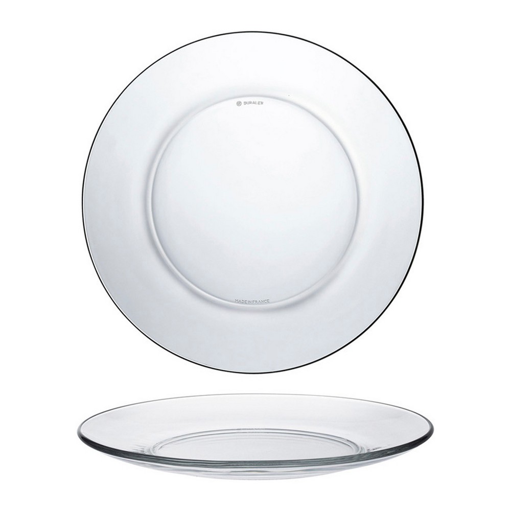 Platt skål Duralex FBA_3006AF Glas Transparent