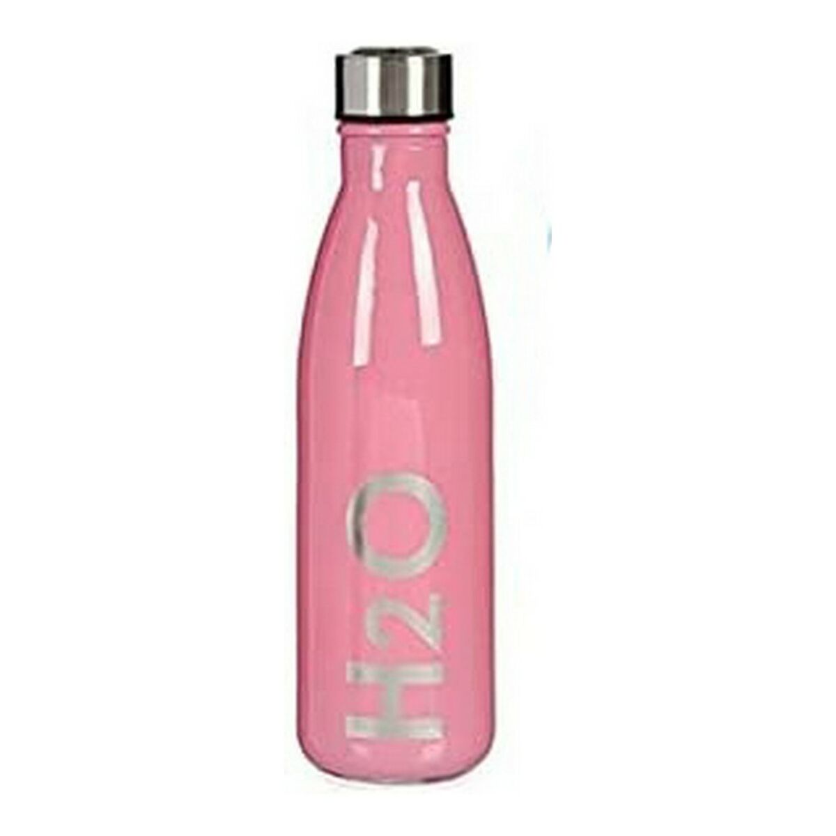 Flaska H2O Blå Rosa Rostfritt stål Grön Glas 650 ml - 2