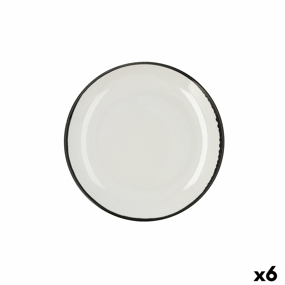 Platt skål Ariane Vital Filo Vit Keramik Ø 27 cm (6 antal)