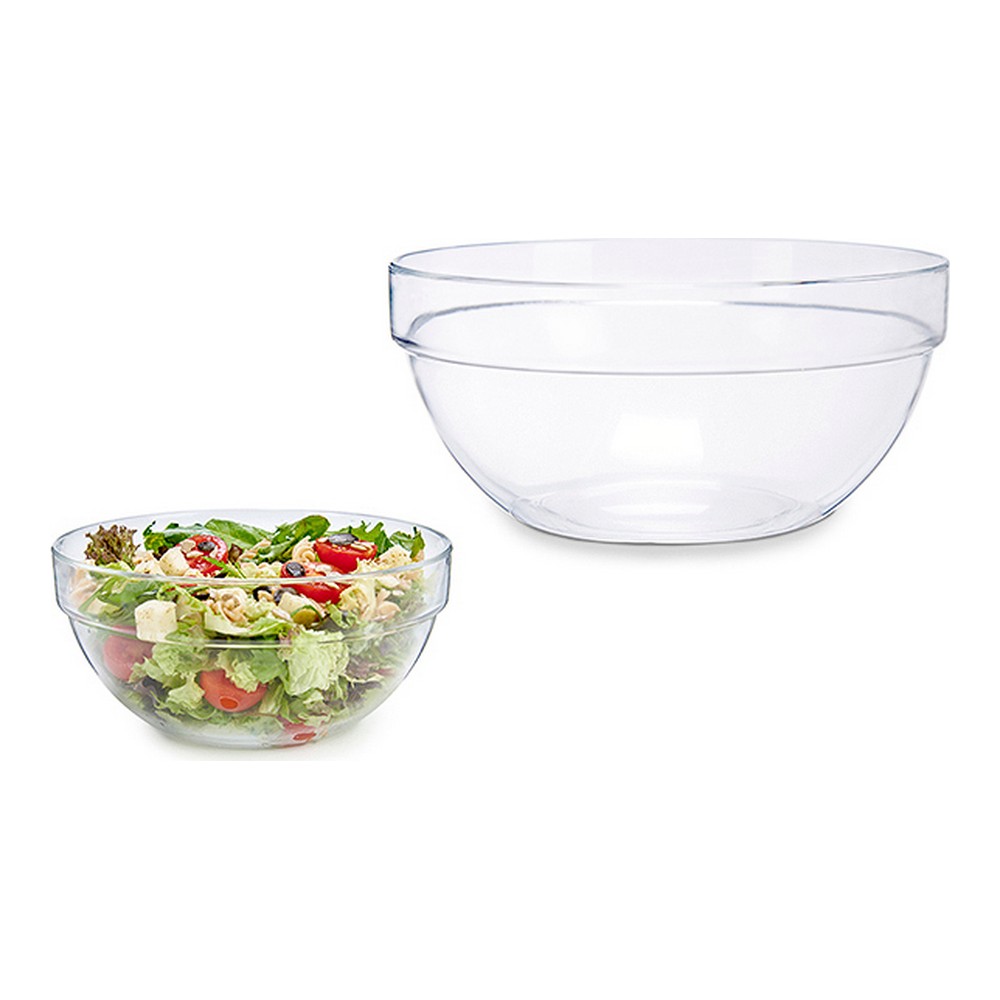 Skål 960496 Transparent Glas (20 cm) - 2