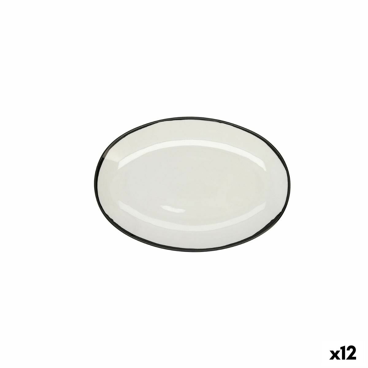 Snacksbricka Ariane Vital Filo Keramik Vit Ø 26 cm (12 antal)