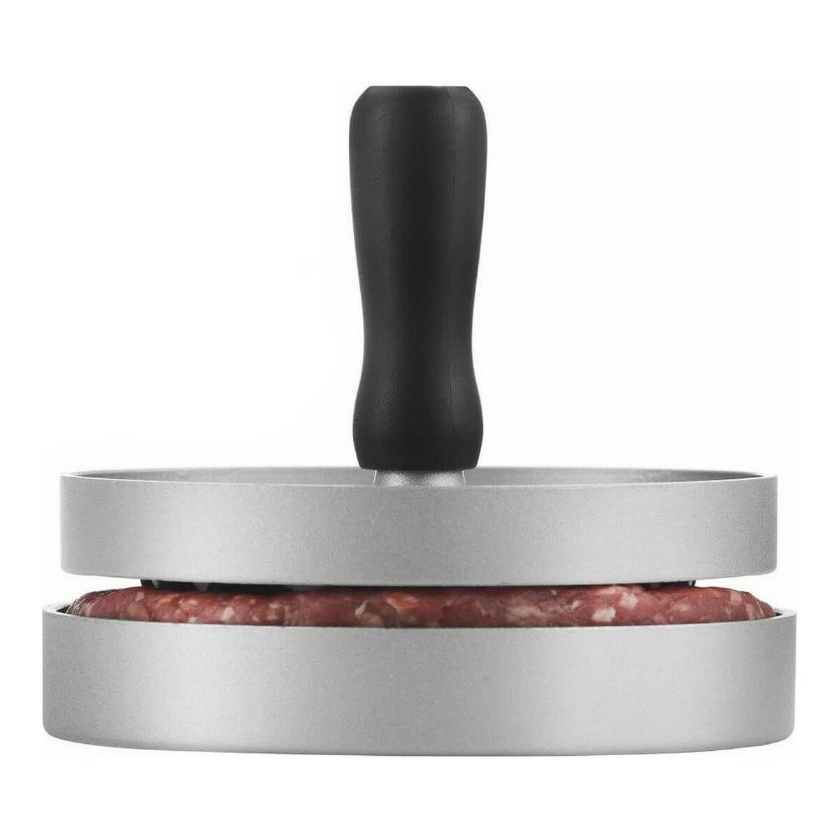Hamburgerpress Quttin Silvrig Metall (12 x 9 cm) - 4