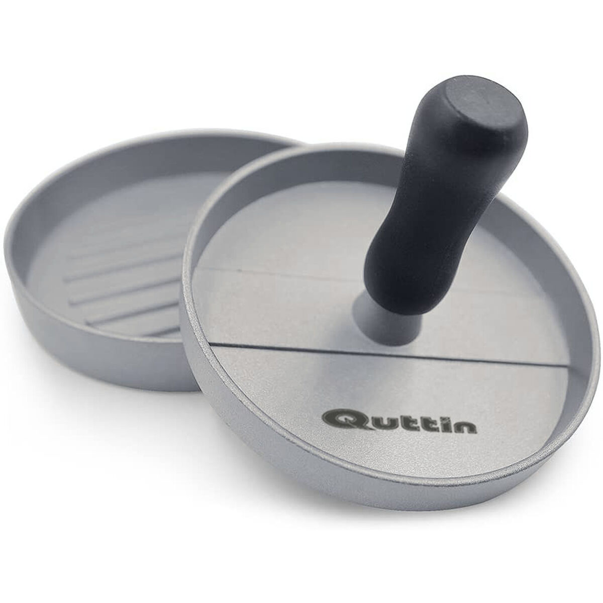 Hamburgerpress Quttin Silvrig Metall (12 x 9 cm)